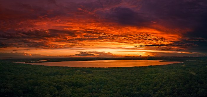 Northern River Sunset